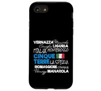 Cinque Terre La Spezia Italie Ligurie Vintage Souvenir Coque pour iPhone SE (2020) / 7/8