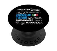 Cinque Terre La Spezia Italie Ligurie Vintage Souvenir PopSockets PopGrip Adhésif