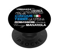 Cinque Terre La Spezia Italie Ligurie Vintage Souvenir PopSockets PopGrip Adhésif