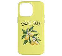 Cinque Terre Lemon Art Italian Fruit Lover Italy Riviera Coque pour iPhone 14 Pro Max
