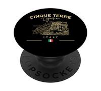 Cinque Terre Ligurie Drapeau Italie Riviera PopSockets PopGrip Adhésif