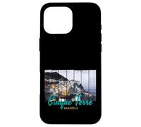 Cinque Terre Manarola Riomaggiore Italie Souvenir Vintage Coque pour iPhone 16 Pro Max