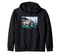 Cinque Terre Manarola Riomaggiore Italie Souvenir Vintage Sweat à Capuche