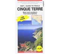 Cinque Terre map. Guide to trails. 185 trails 1:25.000
