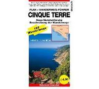 Cinque Terre. Plan. Wanderweg-Führer. 185 Wanderwege, Maßtab 1:25.000