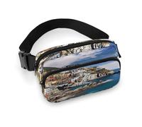 Cinque Terre - Sac banane léger avec sangle réglable - Pour course à pied, voyage