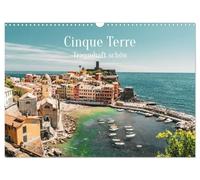 Cinque Terre - Traumhaft schön (Wandkalender 2027 DIN A3 quer), CALVENDO Monatskalender: Ein stimmungsvoller Wandkalender mit beeindruckenden ... Küstenlandschaft der Cinque Terre.
