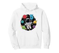 Cinquième Anniversaire Astronaute Planètes 5ème Adorable Espace Sweat à Capuche
