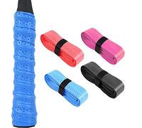 Cinta de Agarre de Raqueta de PU Super Suave y Absorbente para Raqueta de Tenis Cinta de Agarre de Bádminton Antideslizante y de Secado Rápido Cinta de Agarre de Mango Multicolor