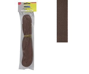 Cinta Persiana Wolfpack Marrón 14 mm. Rollo 6 Metros