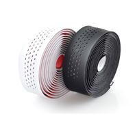 Cinta Pour Guidon De Route Velo Microfibre Perforee Blanche Pour Bicyclette