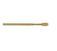 CINTACOR | Barre de Vitrage Extensible DUO, Tringle à Rideaux sans Percage, Tringle Telescopique Rideau Fenêtre, Installation Facile avec Pression ou Crochets | Diamètre 9mm | 1 unité | Doré, 30-50cm