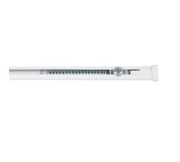 CINTACOR | Barre de Vitrage Extensible OVAL FORCE, Tringle à Rideaux sans Percage, A Pression avec Ressort, Support Rideau Ovale Résistant pour Cadre de Fenêtre | 1 unité | 90-150cm