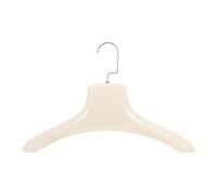 Cintre à Épaules Larges et Acier Inoxydable Blanc en ABS | Réutilisable, Conçu pour Durer, sans Trace ni Dommage, Style Moderne, pour Manteaux et Garde-robe