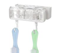 Cintre à franges avec crochets | Organiseur de balai adhésif domestique | Support de balai peu encombrant avec crochets, sans perçage pour le linge à la maison