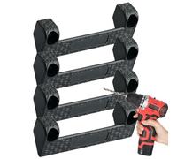 Cintre à outils, porte-ruban - Ceinture de banc pour rubans à mesurer, outils électriques - 4 crochets de suspension pour mètre ruban et lunettes, rangement des outils pour l'organisation du garage