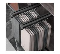 Cintre à Pantalons escamotable, 1 Barre de penderie rétractable et réglable - Cintre Gain de Place pour Manteaux et Pantalons, supporte jusqu'à 25 kg, idéal pour optimiser l'espace.