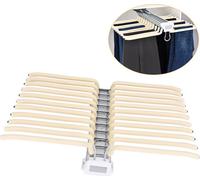 Cintre à pantalons Extensible Porte-pantalons Extension d'armoire Extension de pantalon pour penderie pour 22 pantalons