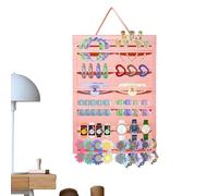 Cintre à pinces à cheveux - Support de rangement mural multi-fentes pour