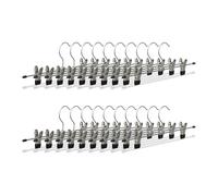 Cintre à pinces en métal cintres antidérapants flexible 80 pièces cintres en fer