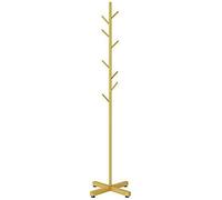 Cintre à vêtements, porte-manteau, porte-manteau sur pied, porte-manteau sur pied avec 8 crochets, base croisée, pour vêtements, foulards, couloir, entrée, chambre à coucher, parapluie, sall