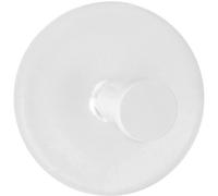Cintre adhésif - INOFIX - Crochet rond blanc - Diamètre 38 mm - Épaisseur 22 mm - Lot de 2