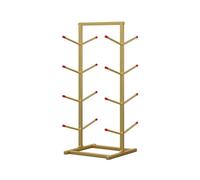 Cintre Autoportant De Stockage De Planche À roulettes À 4/5/6/7 Niveaux, Présentoir De Planches À roulettes for Pont, Longboard, Support De Planche À roulettes(Gold,4-Layer)