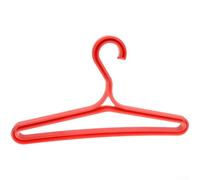 Cintre Combinaison Néoprène PP Léger Antidérapant | PP léger, résistant rouille, pour surface lisse, protège épaules, jaune bleu(Red)