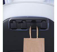 Cintre compact pour dossier de siège pour Tesla Model 3 2017-2024 et Model Y 2020-2024 Design 4 en 1 avec look discret (1 pièce)