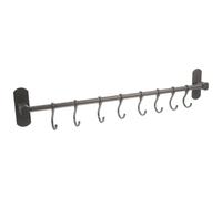 Cintre Cuisine Multifonction en Aluminium Spatial, sans Perçage | Crochets, Usage Barre Porte-serviettes, Cuisine, Placard, Bureau et Organisation Murale