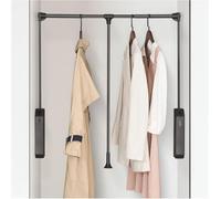 Cintre D’Armoire, Tampon D’Amortissement, Tringle à Vêtements, Vestiaire, Escalier, Séchoir à Linge, Amovible, Largeur Réglable, Adapté à La Plupart des Armoires, Porteur 40, 900-1220MM