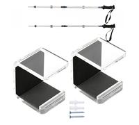 Cintre De Batte De Hockey - Présentoir Horizontal, Roulements Anti-rayures, Support De Batte De Hockey | Porte-objets De 1,69 Pouces Pour Montage Mural Pour L'organisateur De Garage