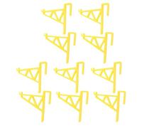 Cintre de Cadre de Ruche d'Abeille en Plastique 10 Pièces, Support de Support d'Apiculture, Accessoire d'Outil d'Apiculteur, Équipement d'Apiculture pour Jardins, Fermes, Cours (Jaune)