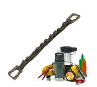 Cintre de Camping avec Boucle Amovible en Forme de D Porte-Sangle Stockage de Sangle Tente de Camping Multi-Usage Portable Linge Barre de séchage, Vert armée Grand, Voir Description, Voir Description