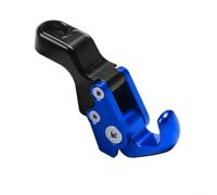 Cintre de casque monté sur guidon avec crochet multifonction pour moto et vélo électrique compatible avec bouteille d'eau et sac de courses (bleu)