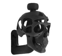 Cintre de casque, support mural pour casque | Support mural pour casque avec motif de tête de mort, support de casque élégant, étagère murale décorative multifonctionnelle pour chapeaux, sacs à main,