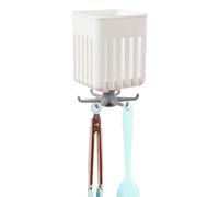 Cintre de cuisine, crochet pivotant de cuisine - Porte-outils auto-adhésif sans perçage avec 6 crochets | Cintre polyvalent pour outils muraux, cintres de cuisine, pour ustensiles de cuisine