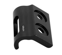 Cintre de Dérailleur Avant de Vélo en Alliage D'aluminium, Adaptateur de Montage de Dérailleur, Cadre Robuste et Stable, Crochet D'engrenage pour Accessoires de Vélo (Black)