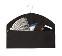 Cintre De Dérivation Coffre-Fort, Cintres De Déviation Coffre-fort, Cintre Sécurisé Étanche Avec Pochette À Fermeture Éclair Pour Cacher Des Objets De Valeur Pour La Maison Ou Les Voyages