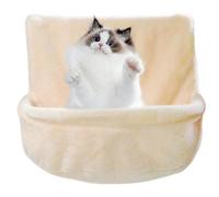Cintre de fenêtre pour chat - Lit pour chat avec rampe, siège de fenêtre robuste avec hamac pour chat | Sac de couchage chaud et confortable, respirant en peluche, cadre robuste