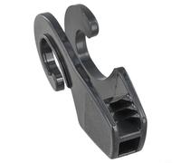 Cintre de garde-boue marin pour rails de bateau compatible avec les tailles de garde-boue standard et les exigences d'ancrage de corde (noir)