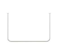 Cintre de plafond en métal pour vêtements de mariage rond tubulaire pour exposer des robes de mariée dans les studios de photographie et les magasins de vêtements