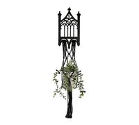 Cintre de plantes en macramé - Pot à suspendre bohème, 1 pièce de style décoratif avec support, accessoire pour plantes, décoration intérieure, accent de rangement botanique pour salon, couloir