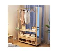 Cintre de porte d'entrée en bois massif - Léger - Pour chambre à coucher, entrée, petite taille - Décoration d'intérieur rustique - Solution peu encombrante