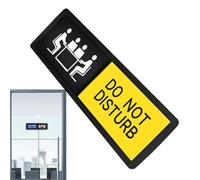 Cintre de porte en acrylique avec inscription « Please Do Not Disturb » - Pour appartement, salle de bain, dortoir, hôtel, centre commercial, bureau de réunion