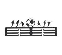 Cintre de récompense et étagère de trophée - Organiseur sur le thème du football, support mural robuste pour les coureurs, les nageurs et les gymnastes, vitrine de victoire d'athlètes professionnels