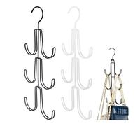 Cintre de sacs en 2 parties, crochet vertical, crochet multifonction, étagère de rangement pour vêtements, écharpes, porte-sacs, porte-serviettes, convient pour chambre et salle de bain