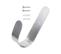 Cintre de tuyau en métal - 11,02 x 5,51 x 2,17 pouces - Argenté - Support résistant à la rouille - Organisateur pour câble d'alimentation - Support à rouleaux portable, jardin domestique, balcon