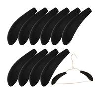 Cintre d'épaule en mousse - Formes durables de cintre pour vêtements, flocage de chandail en velours | Coussinets antidérapants larges avec protections de cintre pour vêtements en mousse flexible