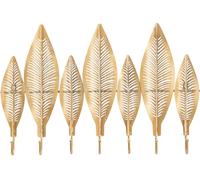 Cintre en forme de feuille, doré, 7 crochets